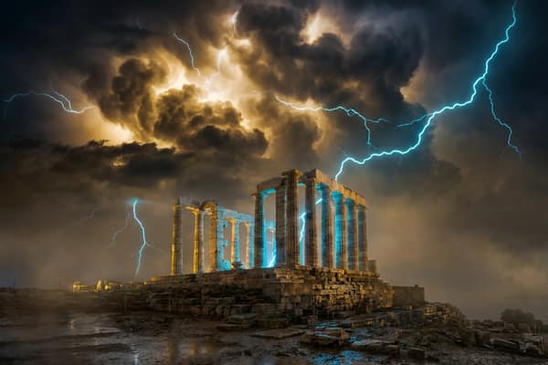 Слот Gates of Olympus с молниями Зевса